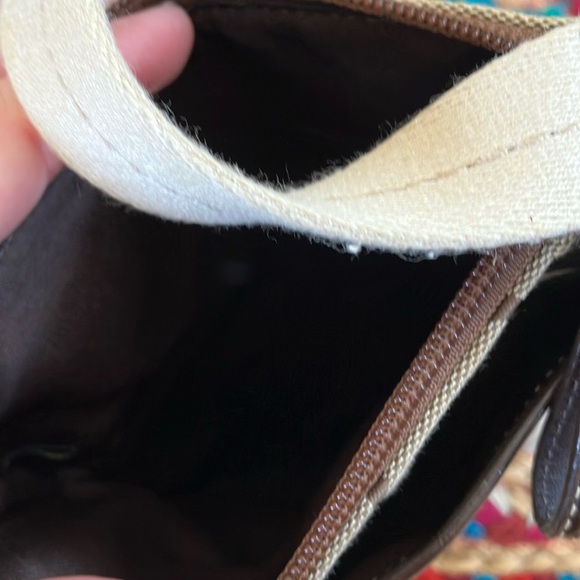 Coach Brown and Cream Crossbody Bag - Picture 3 of 5